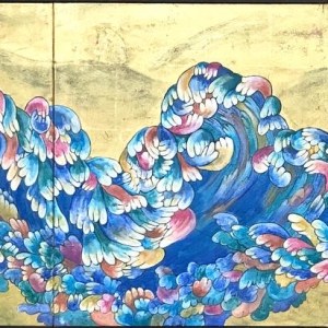 paintings ”waves 波”