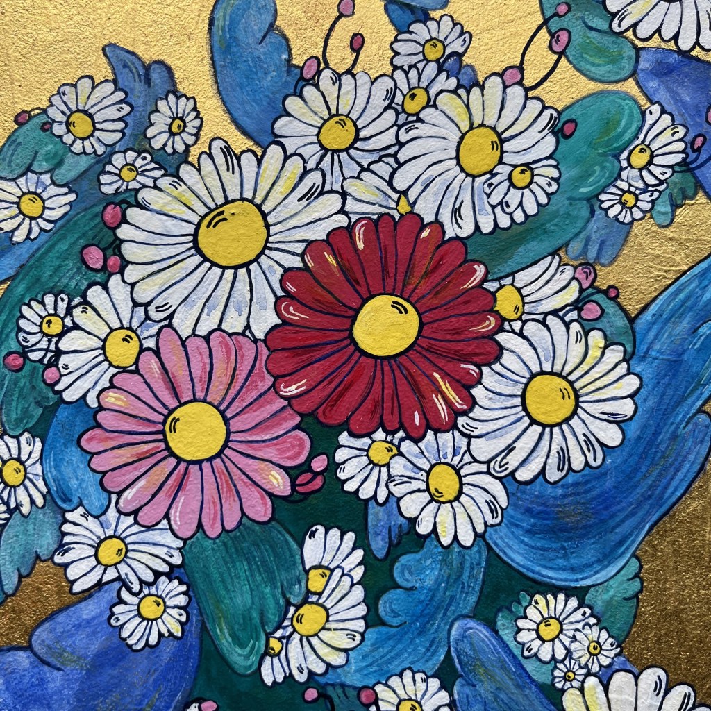 Painting "Departing souls さまよう魂"