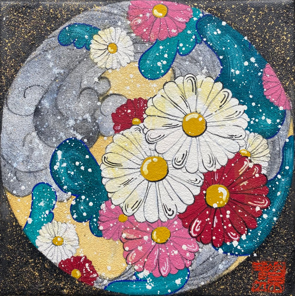 【 Interacting each other. 触れ合う】 20/20 cm