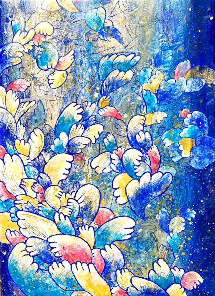 【 In a snowy sky 】24.4/33.3cm